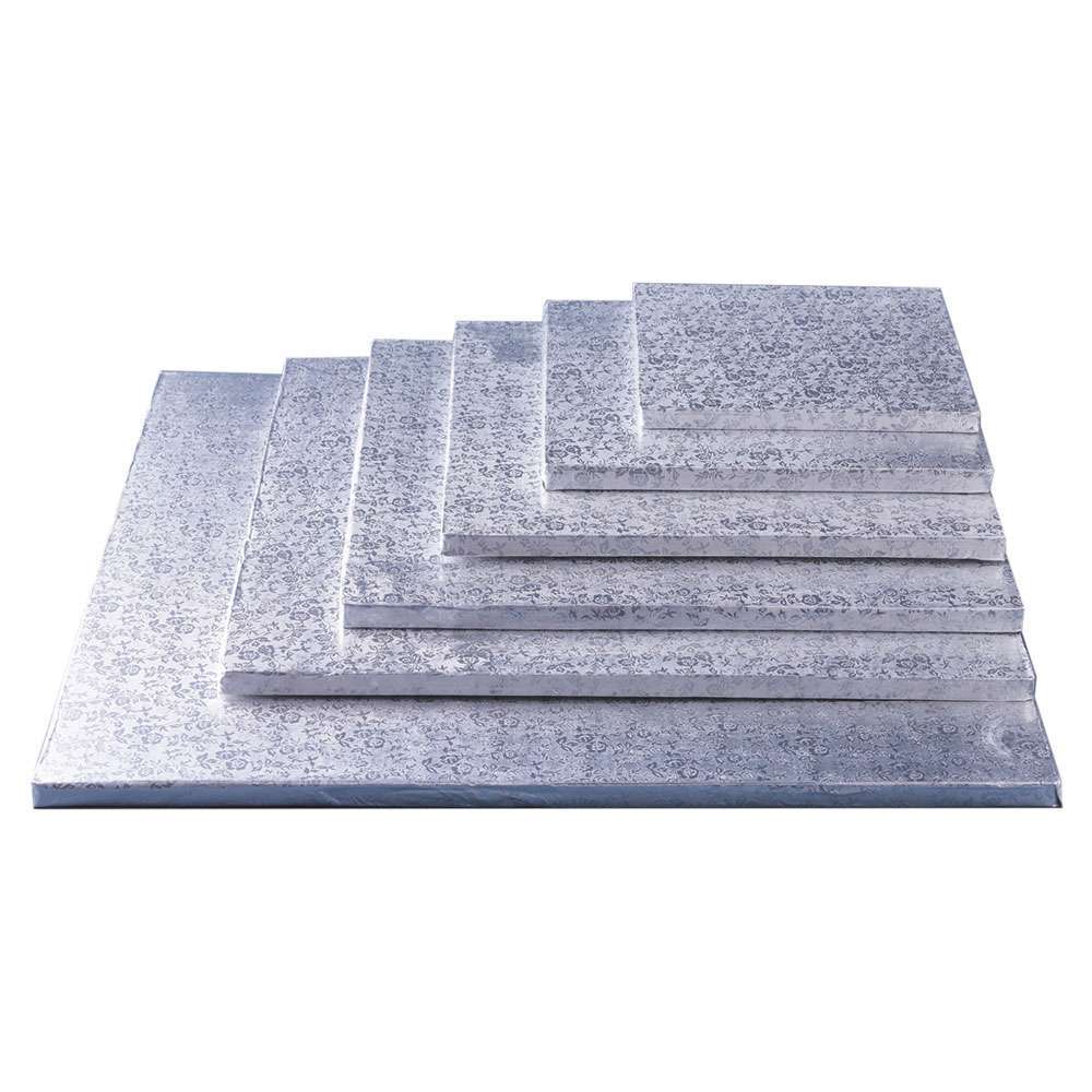 Cake Company Tortenplatte Rund 20 Cm – 5 Stück, 3 Mm Dick, Silber Für Mehrstöckige Torten