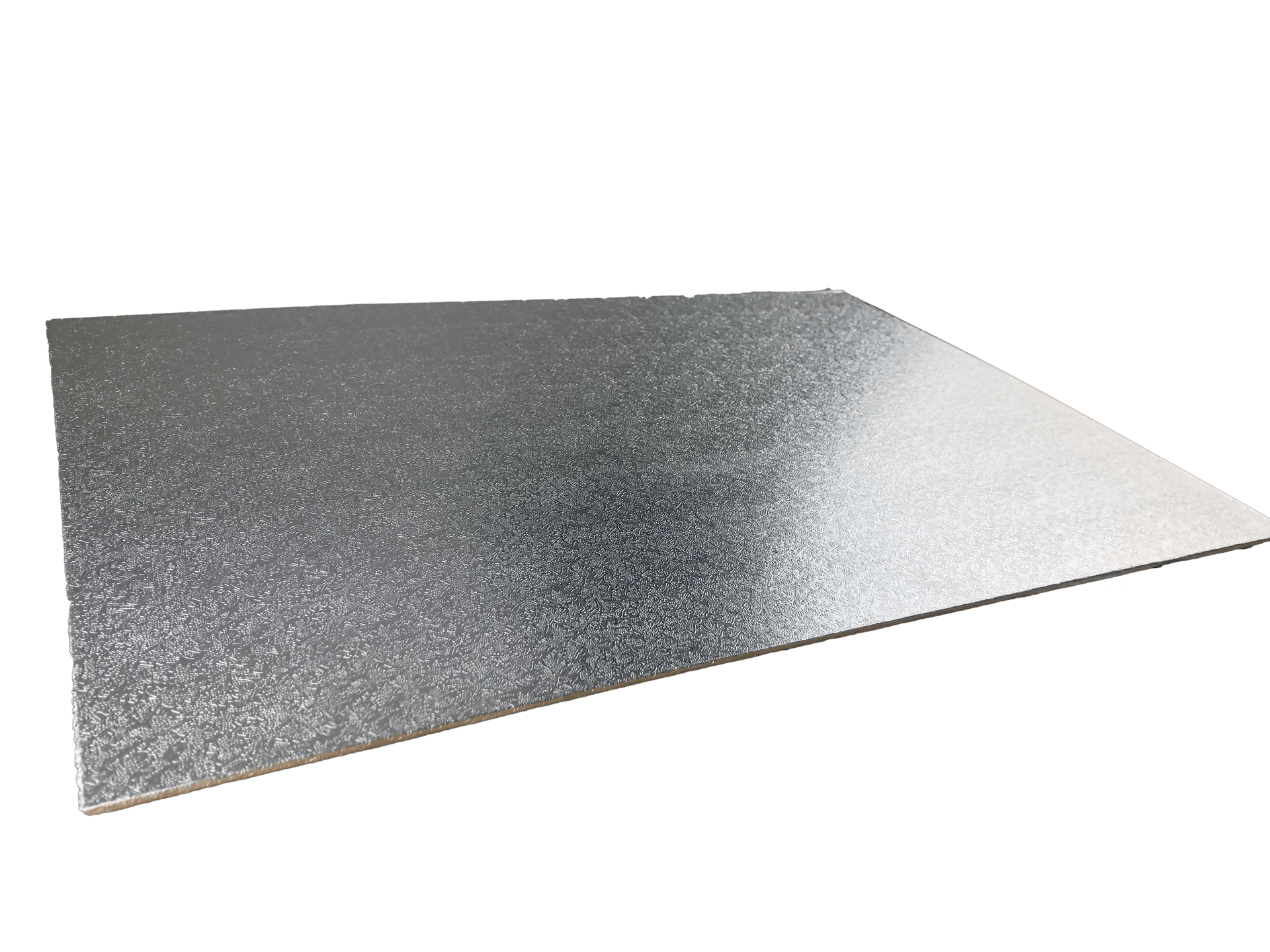 Tortenplatte rechteckig 240 x 340 x 3 mm silber