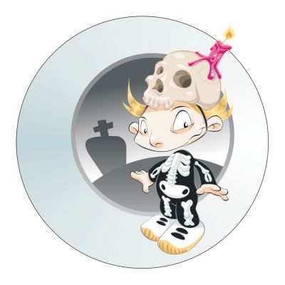 Süßer Halloween-aufleger