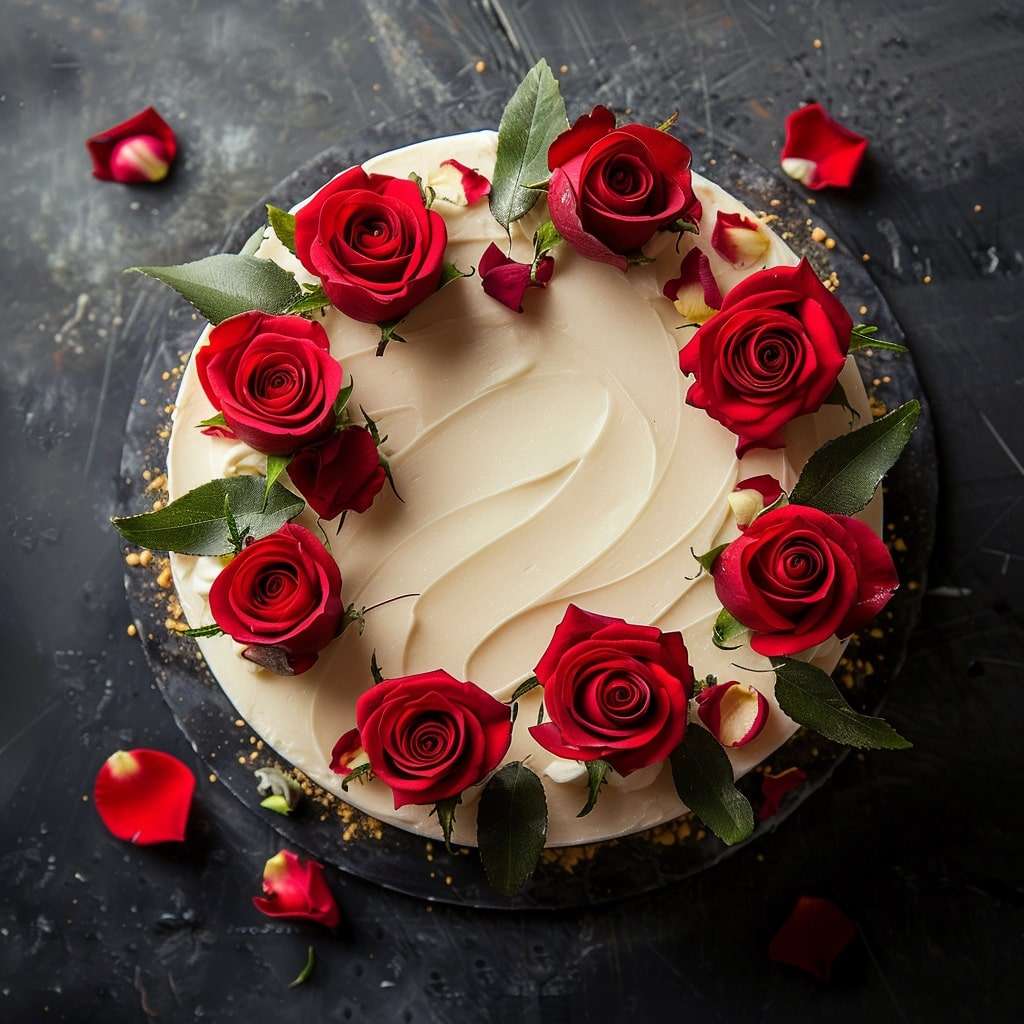 Torte mit Rosen dekorieren – Ein Traum in Blüten