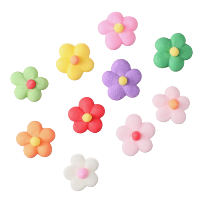 bunte zuckerblumen